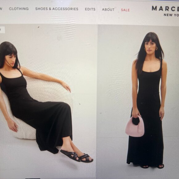 marcella A line black Marvin dress - Picture 1 of 1